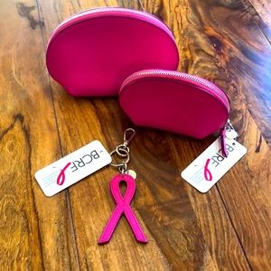 *Breast Cancer Research Foundation* Makeup Bags and Key Ring